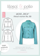 Papierschnittmuster Lillesol women Nr. 88 Jacke Rica Lillesol & Pelle